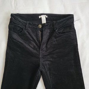 H&M Black Corduroy Jeans